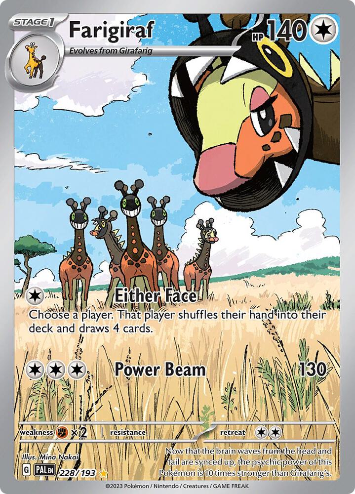 Pokemon TCG - Farigiraf - PAL EN 228/193