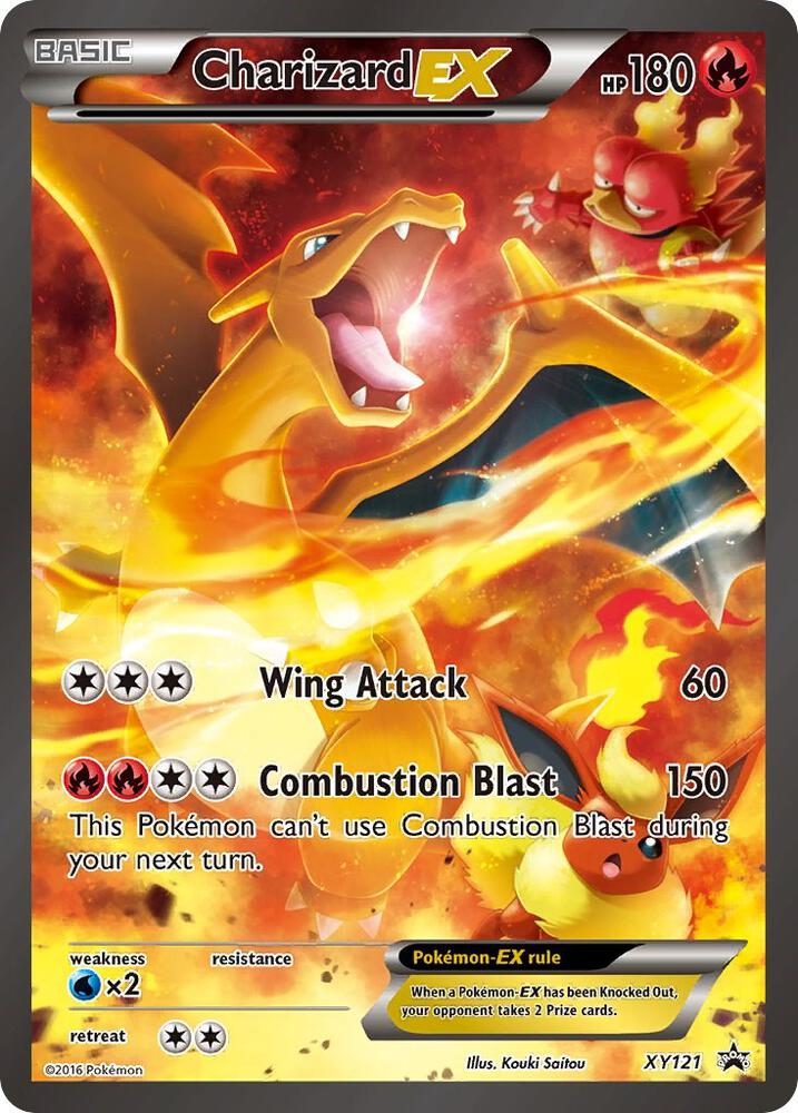 Pokemon TCG - Charizard EX - XY121 Promo - ENG