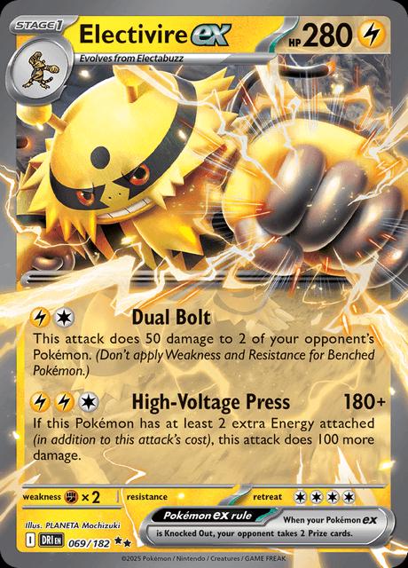 Pokemon TCG - Electivire EX - DRI EN 069/182