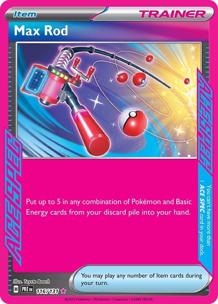 Pokemon TCG - Max Rod - PRE EN 116/131