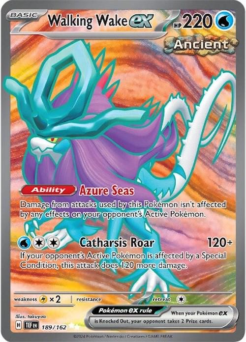 Pokemon TCG - Walking Wake ex - TEF EN 189/162