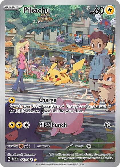 Pokemon TCG - Pikachu - MEW EN 173/165