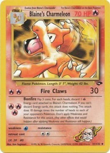 Pokemon TCG - Blaine's Charmeleon Gym Challenge