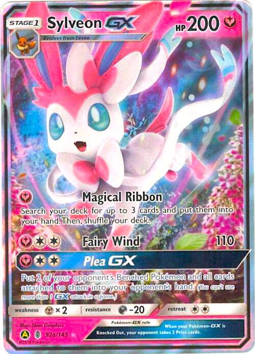 Pokemon TCG - Sylveon GX - 92a/145 - Alternate Art Promos