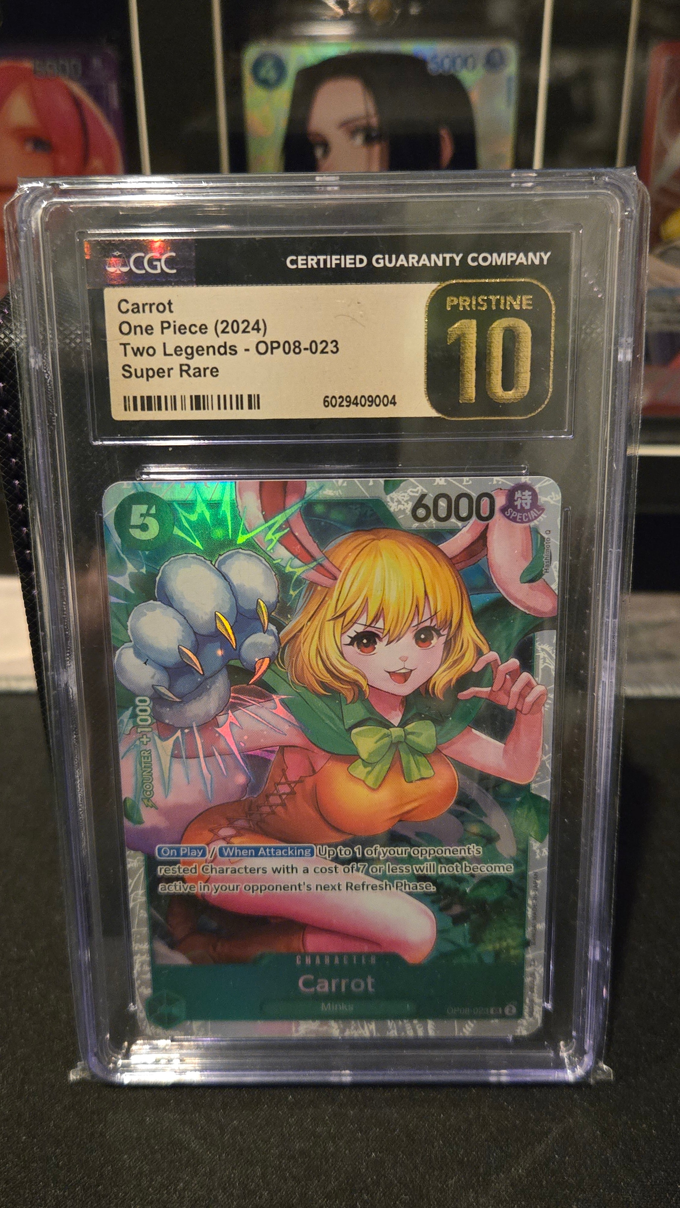 One Piece TCG - Carrot -OP08 - OP08-023 - SR - CGC 10 Pristine