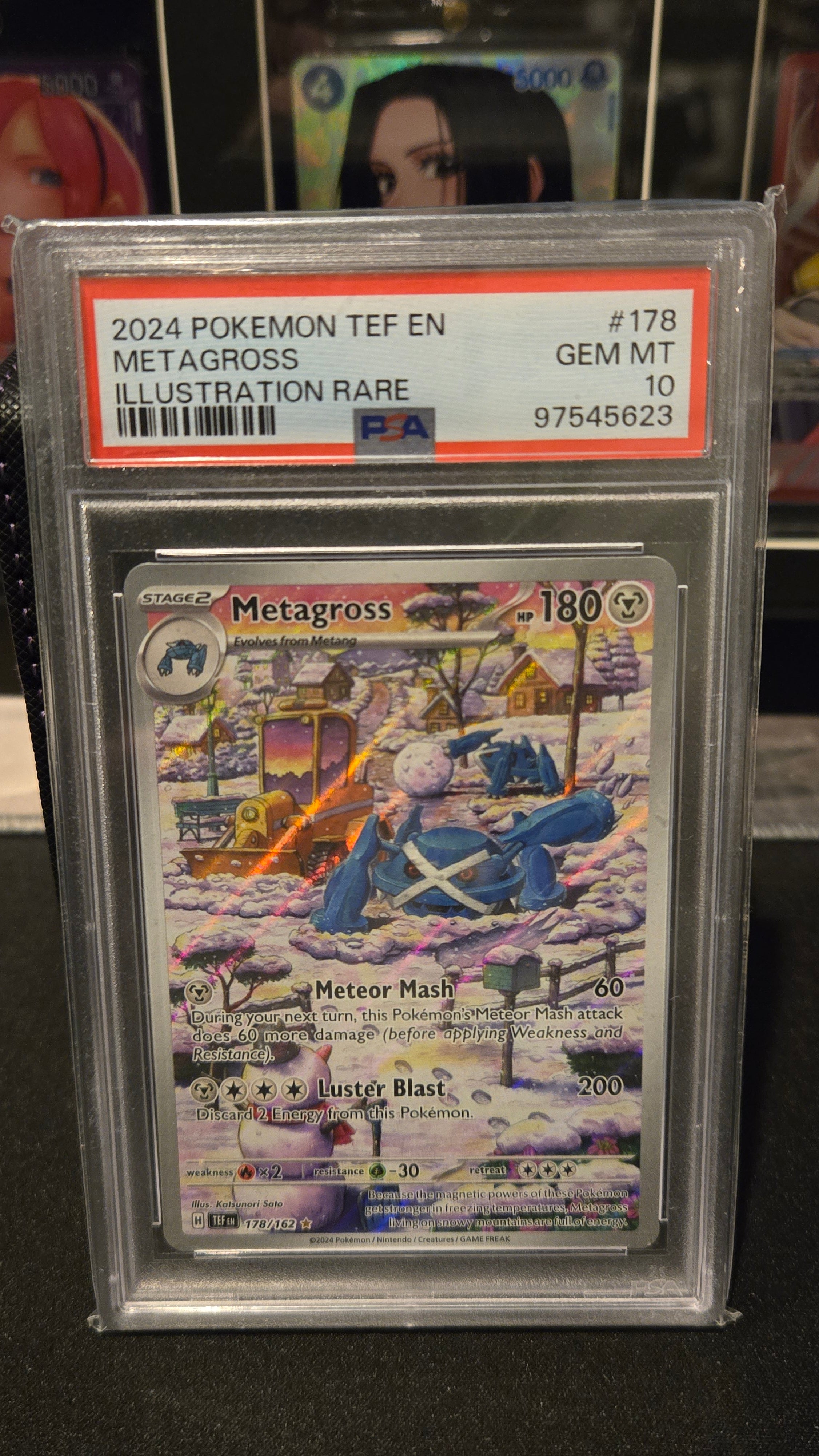 Pokemon TCG - Metagross - 2024 Pokemon TEF EN - Temporal Forces - 178/162 - PSA GEM MT 10