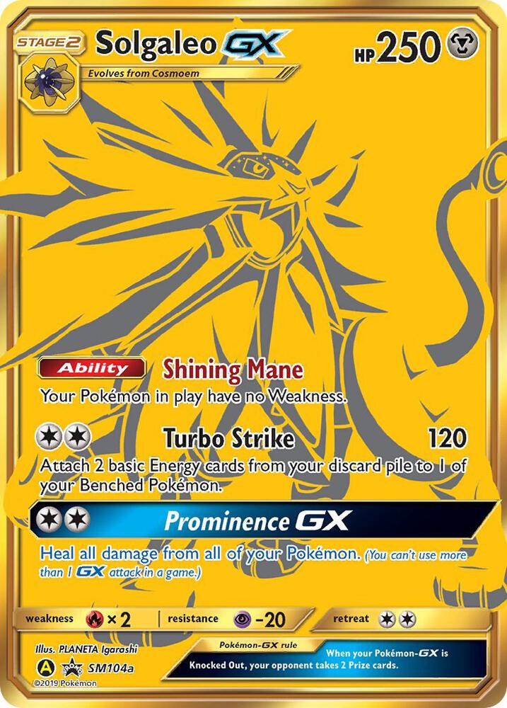 Pokemon TCG - Solgaleo GX - Promo SM104a