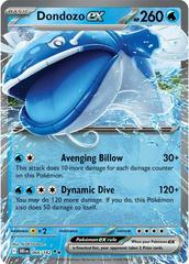 Pokemon TCG - Dondozo EX - DRI EN 066/182
