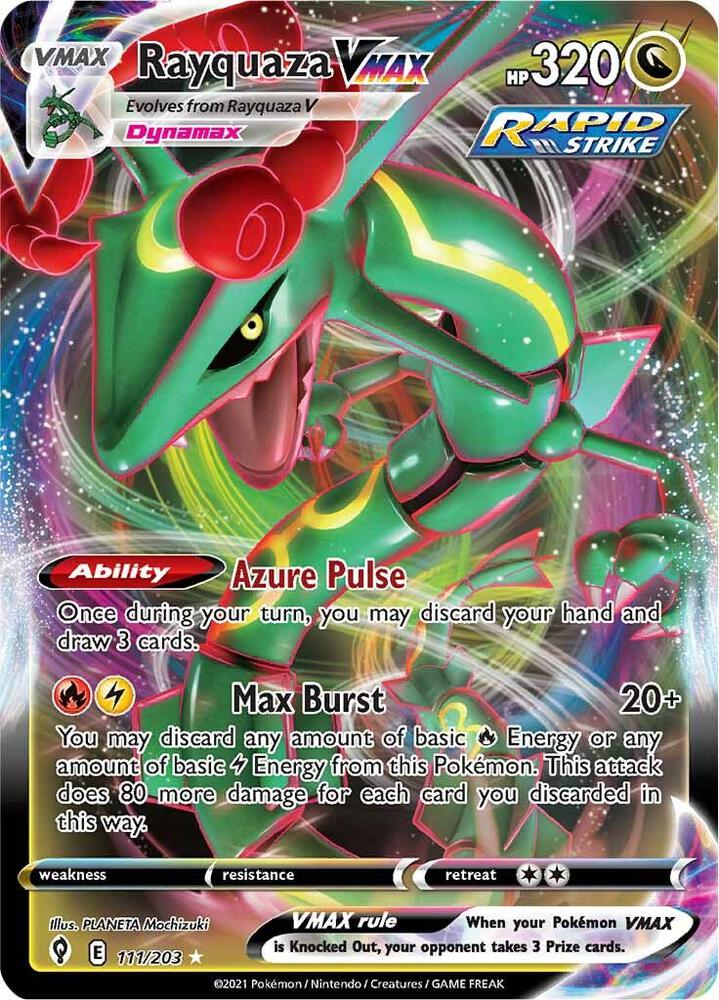 Pokemon TCG - Rayquaza VMAX - 111/203