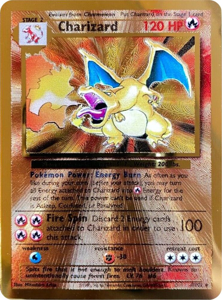 Pokemon TCG - Charizard (Celebrations Metal Card) - 4/102 - ENG