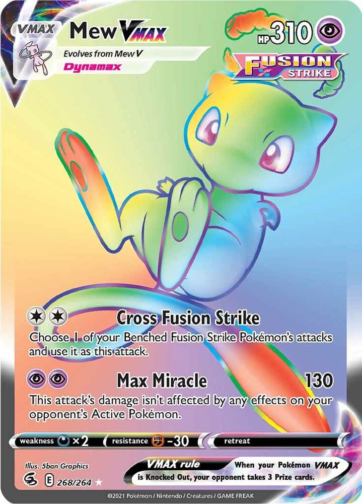 Pokemon TCG - Mew Vmax - E 268/264 - ENG