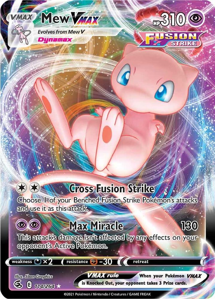 Pokemon TCG - Mew VMAX - SWSH08 114/264