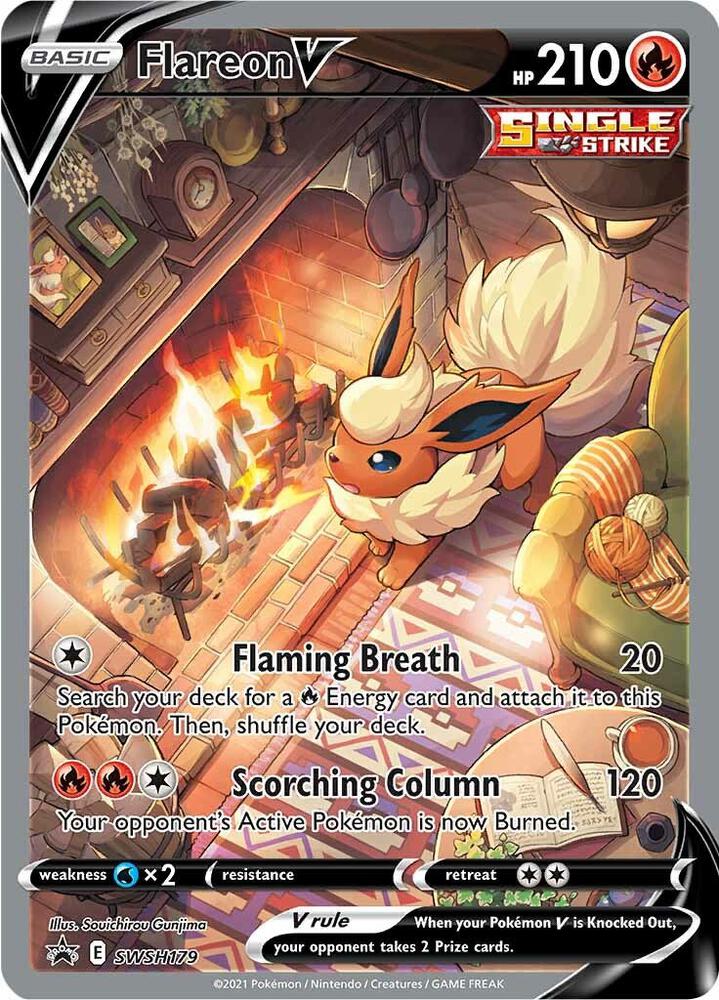 Pokemon TCG - Flareon V - SWSH179 - ENG