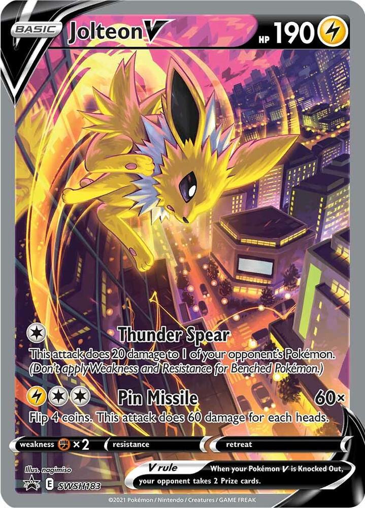 Pokemon TCG -  Jolteon V - SWSH183