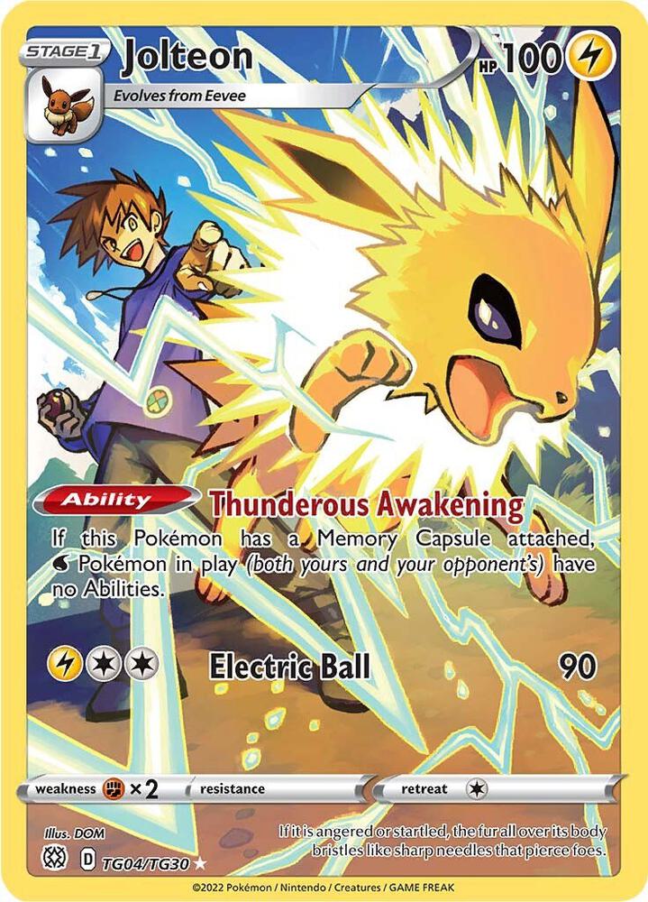 Pokemon TCG - Jolteon - TG04/TG30