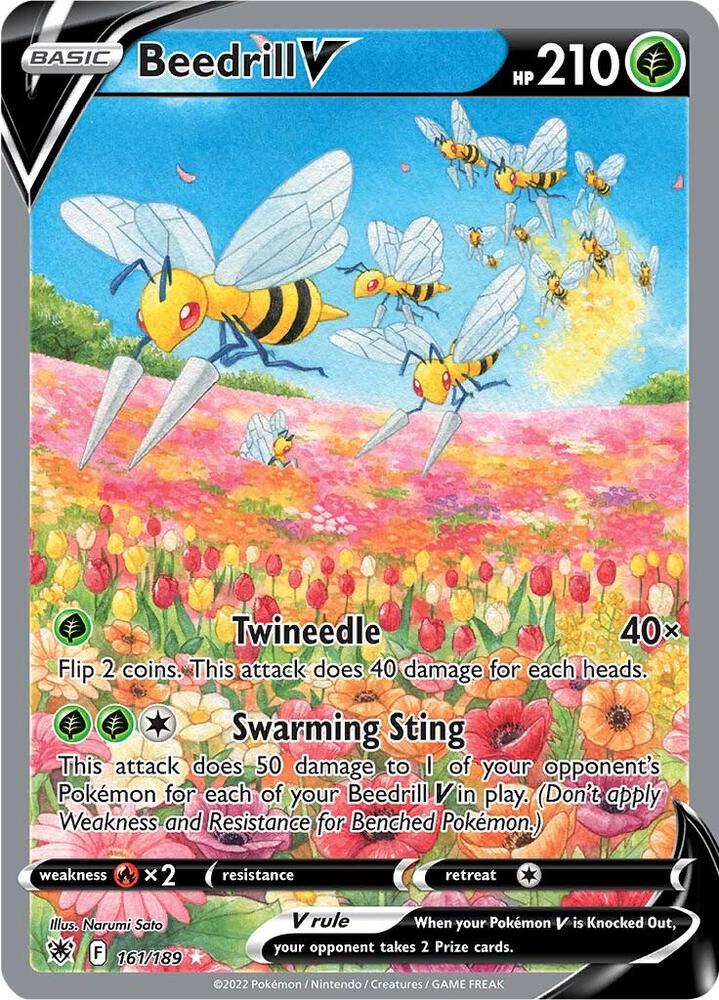 Pokemon TCG - Beedrill V - F 161/189