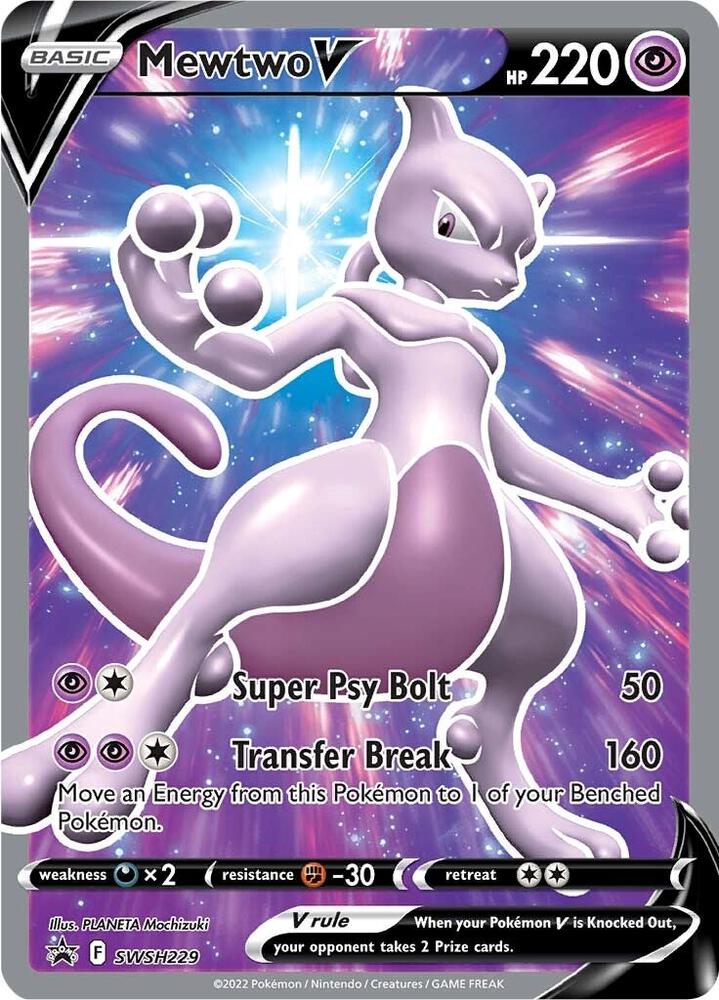 Pokemon TCG - Mewtwo V SWSH229 SWSH: Sword & Shield Promo