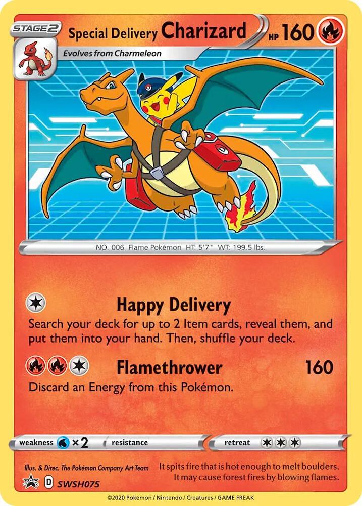 Pokemon TCG - Special Delivery Charizard - D SWSH075 - ENG