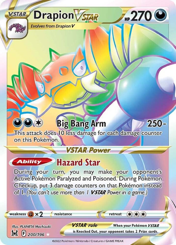 Pokemon TCG - Drapion VSTAR - 200/196