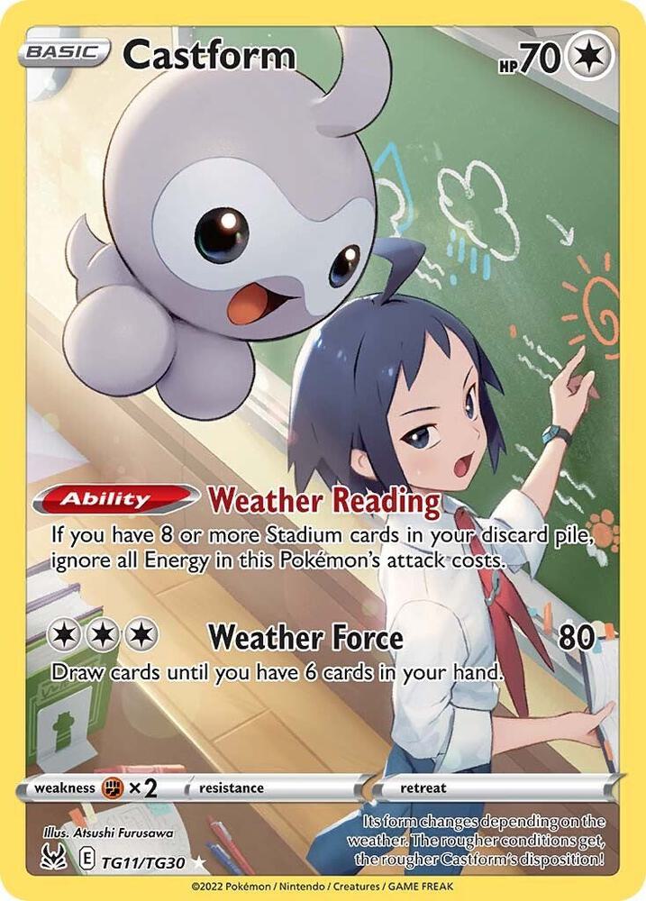 Pokemon TCG - Castform TG11/TG30