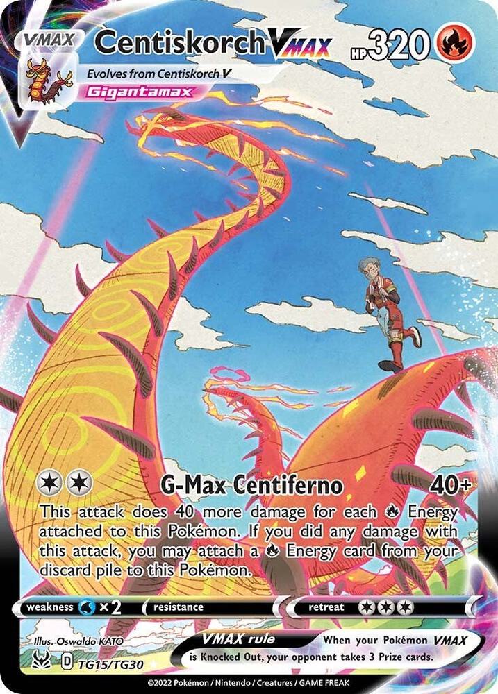 Pokemon TCG - Centiskorch VMAX - TG15/TG30