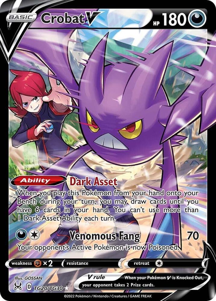 Pokemon TCG - Crobat V - TG20/TG30