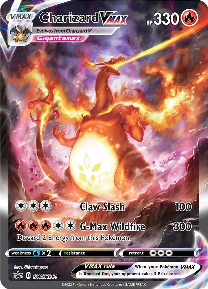 Pokemon TCG - Charizard VMAX - D SWSH261