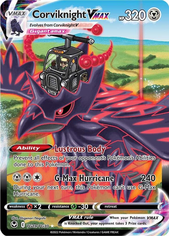 Pokemon TCG - Corviknight VMAX - TG19/TG30