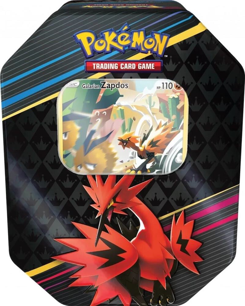 Pokemon TCG - Crown Zenith Tin Galarian Zapdos
