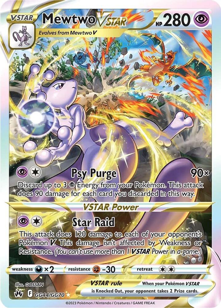Pokemon TCG - Mewtwo VSTAR - F GG44/GG70 - ENG