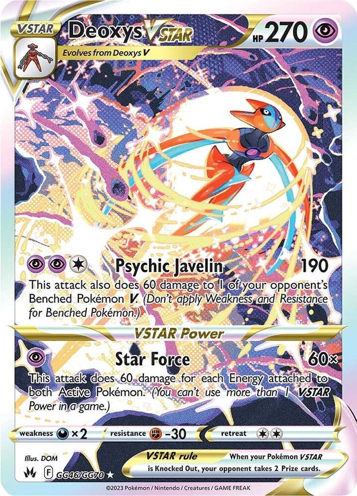 Pokemon TCG - Deoxys VStar - F GG46/GG70