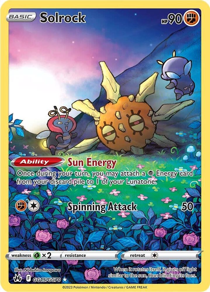 Pokemon TCG - Solrock Crown Zenith GG15/GG70
