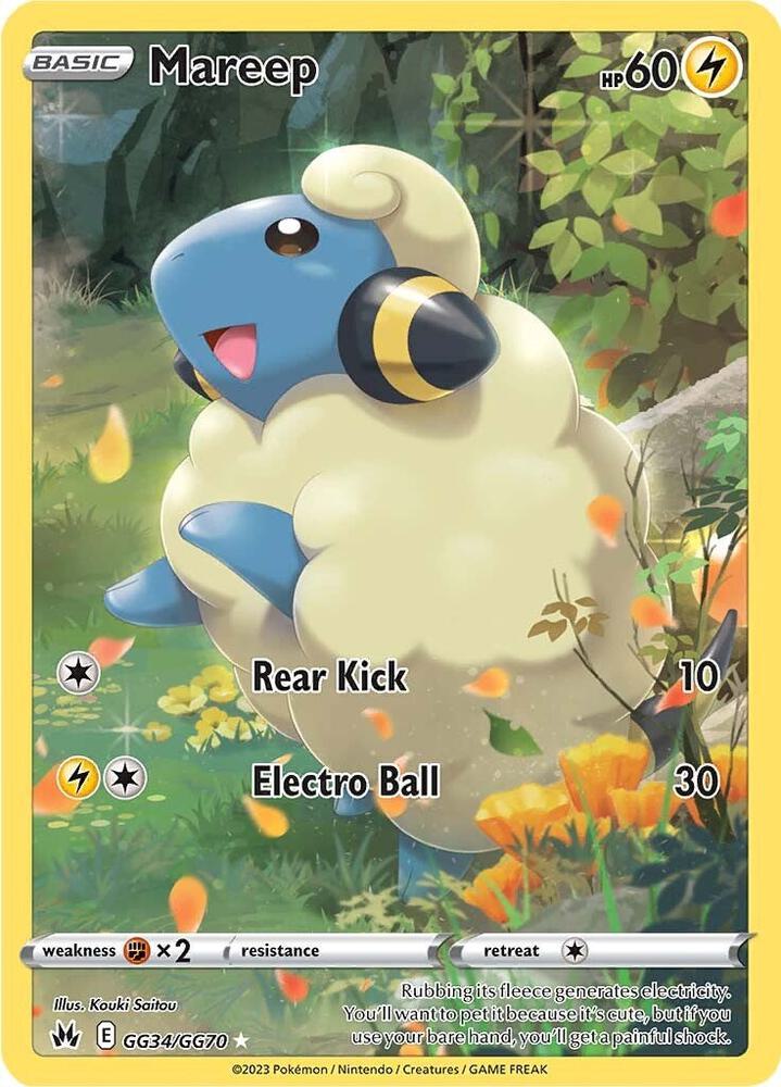Pokemon TCG - Mareep Crown Zenith GG34/GG70