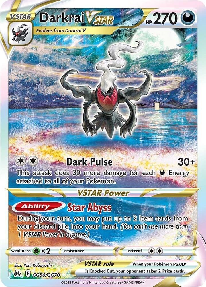 Pokemon TCG - Darkrai VSTAR - GG50/GG70