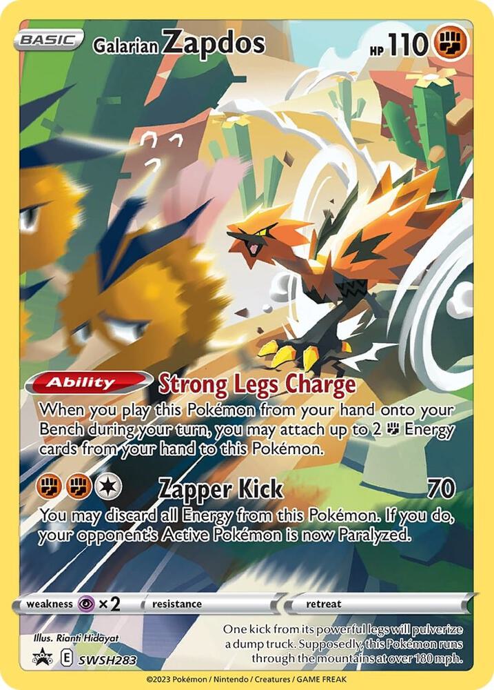 Pokemon TCG - Galarian Zapdos SWSH283 Promo