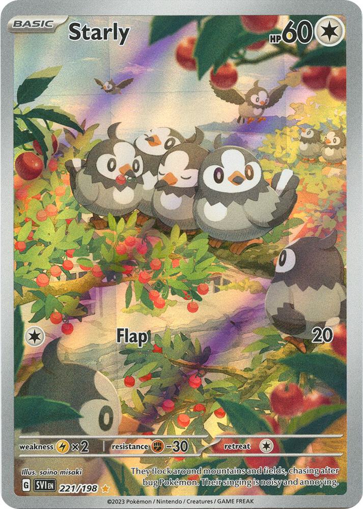 Pokemon TCG - Starly - SVI EN 221/198