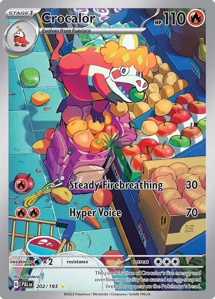 Pokemon TCG - Crocalor - PAL EN 202/193 - ENG