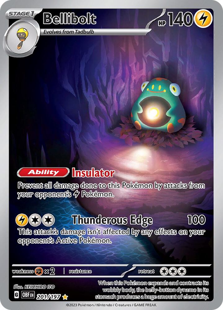Pokemon TCG - Bellibolt OBF EN 201/197