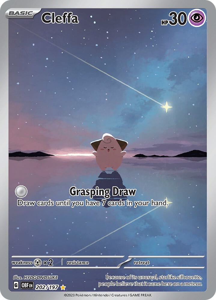 Pokemon TCG - Cleffa OBF EN 202/197