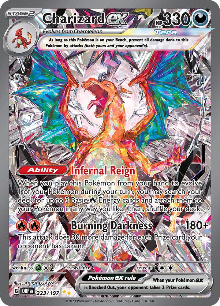 Pokemon TCG - Charizard EX OBF EN 223/197