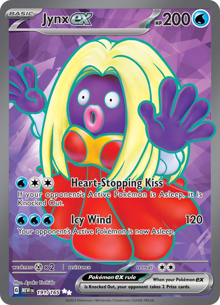 Pokemon TCG - Jynx ex MEW EN 191/165