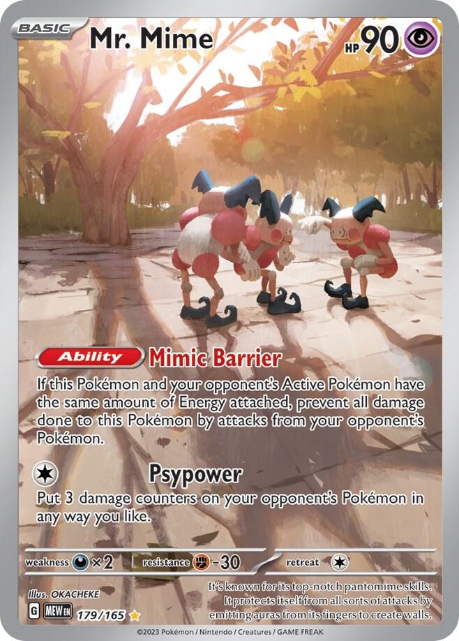 Pokemon TCG - Mr. Mime MEW EN 179/165