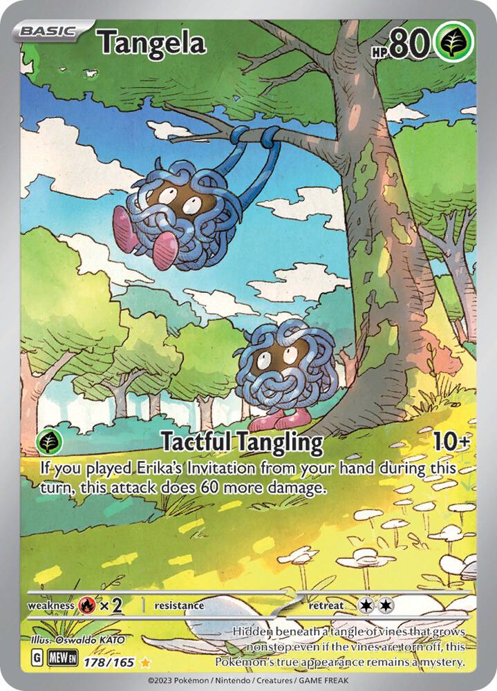 Pokemon TCG - Tangela - MEW EN 178/165