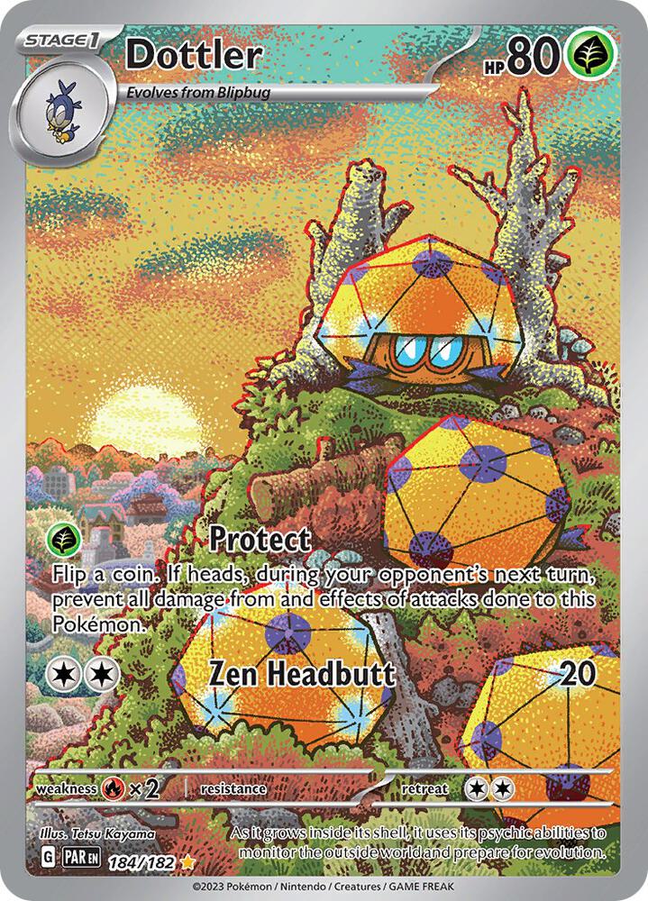 Pokemon TCG - Dottler PAR EN 184/182