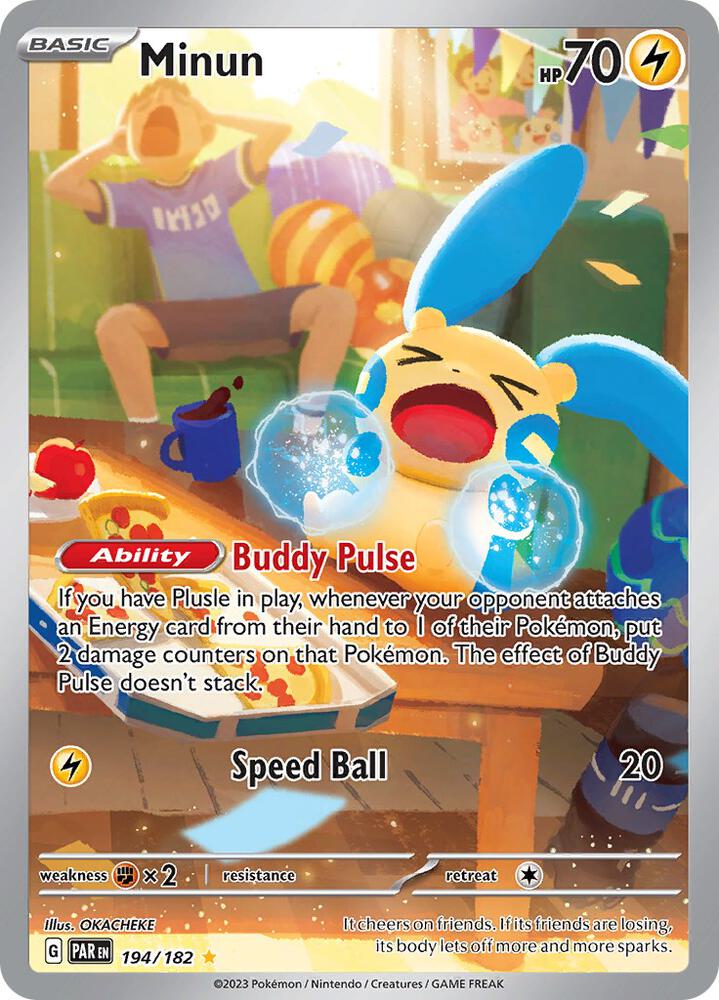 Pokemon TCG - Minun PAR EN 194/182