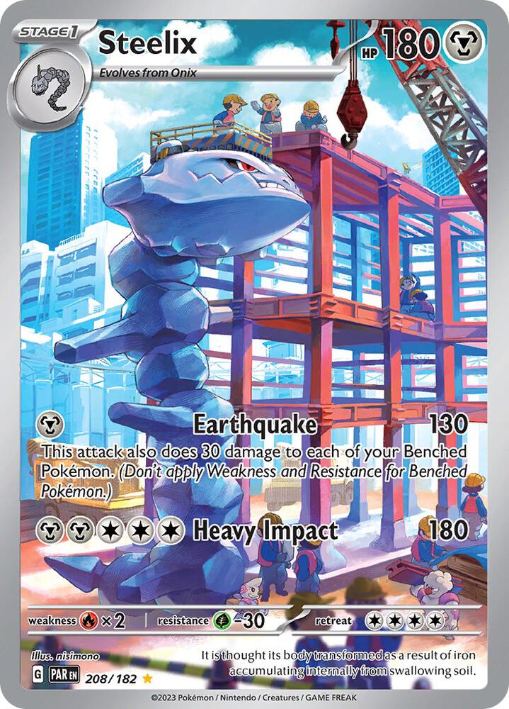 Pokemon TCG - Steelix - PAR EN 208/182