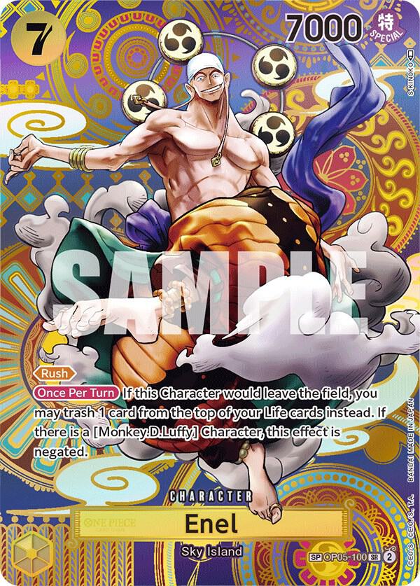 One Piece TCG - Enel SP - SP OP05-100 SR*