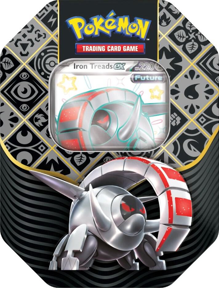 Pokemon TCG - Paldean Fates International Tin Iron Treads ex