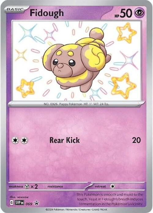 Pokemon TCG - Fidough - SVP EN 069 Promo