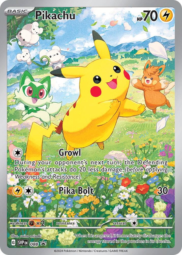 Pokemon TCG - Pikachu - SVP EN 088 - ENG